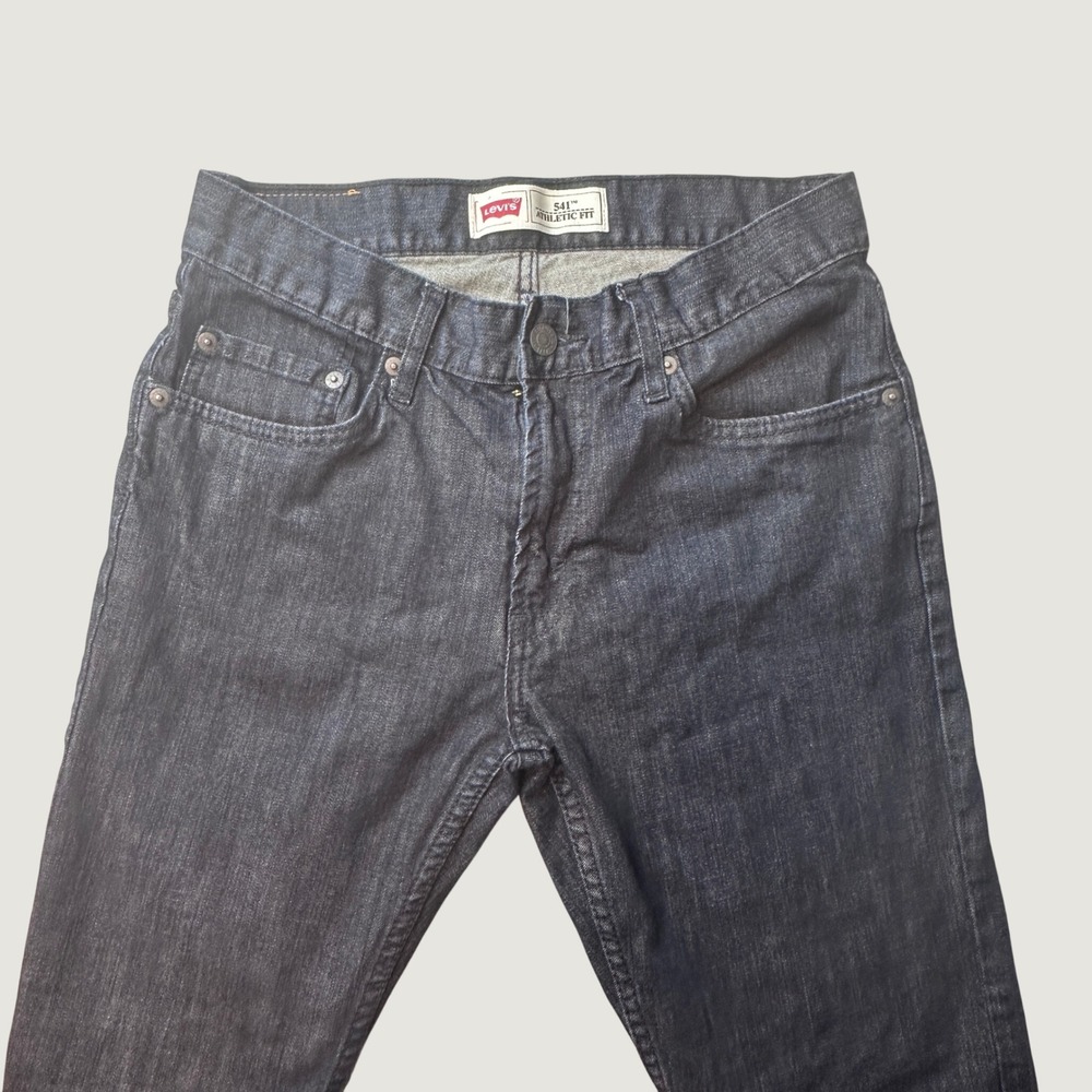 Levi's 541 Jeans Boys 16 Regular Athletic Fit Dark Wash Blue Stretch Denim 28x26